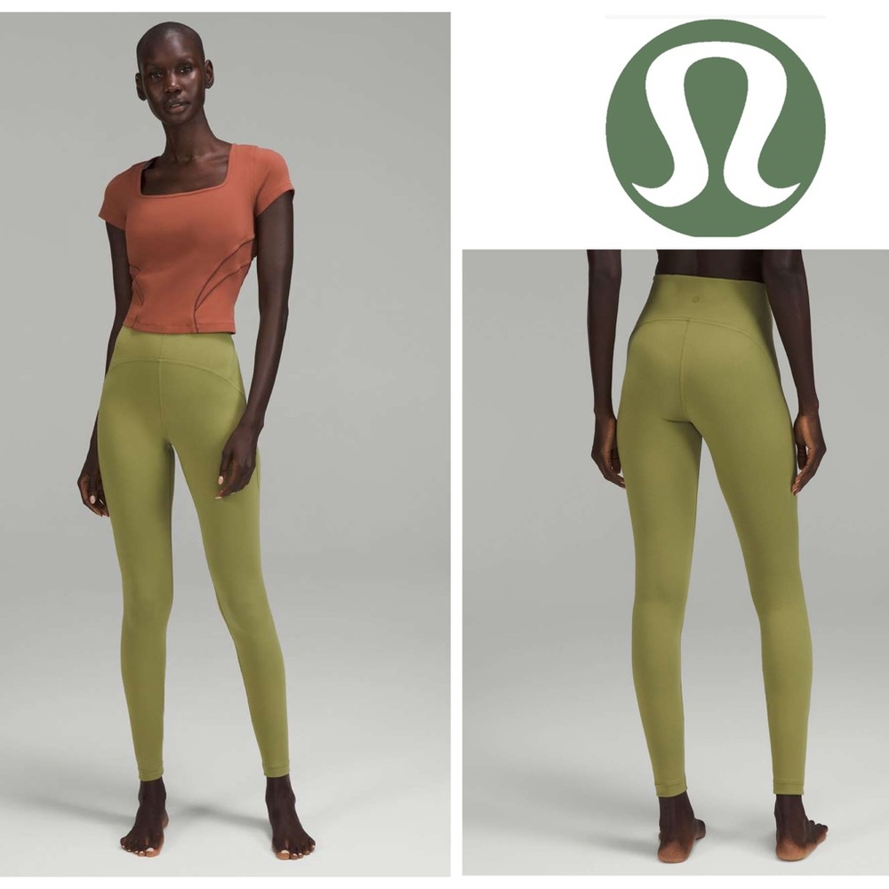Lululemon InStill High-Rise Tight 28" in Bronze Green